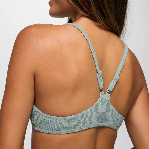 NWT PrAna Lahari Scrunch Swim Top - “Saltwater” - size S 🌊 - Picture 2 of 7